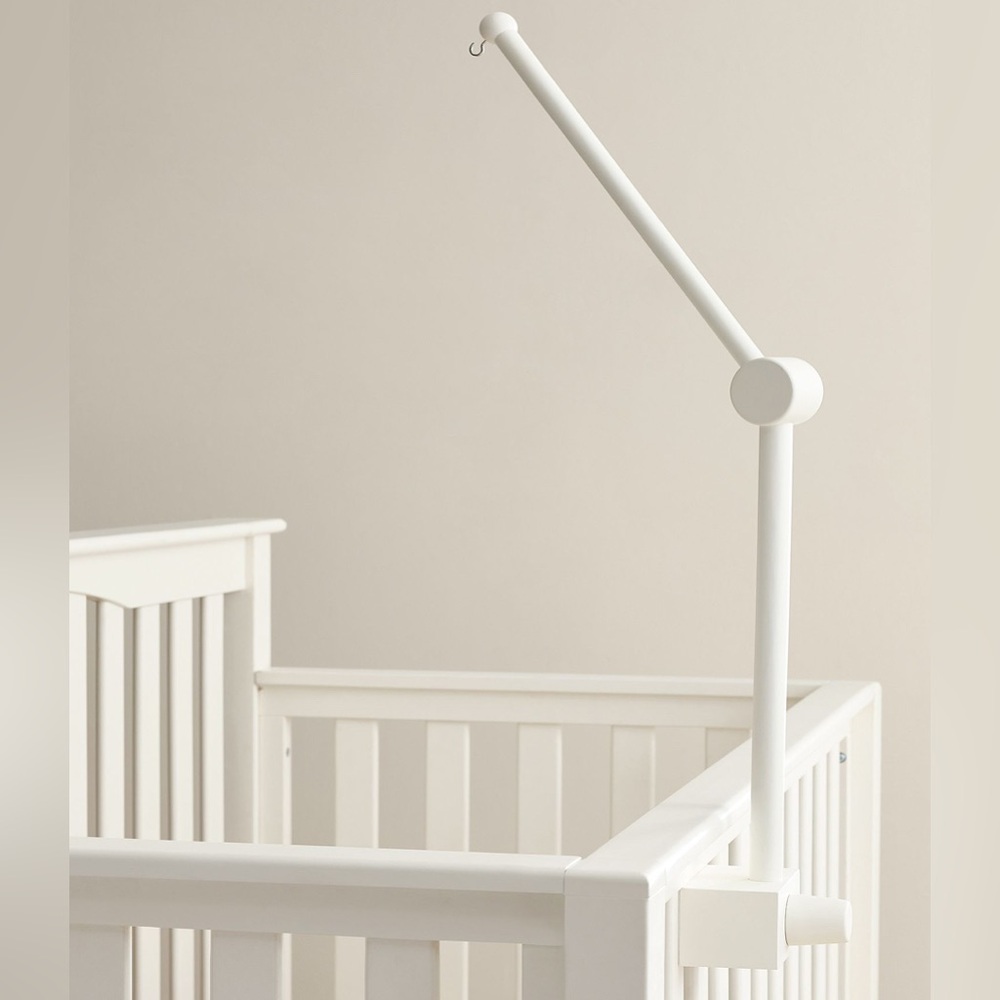 Pottery Barn White Crib Mobile Arm